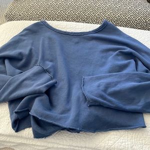Aerie backless crew cropped